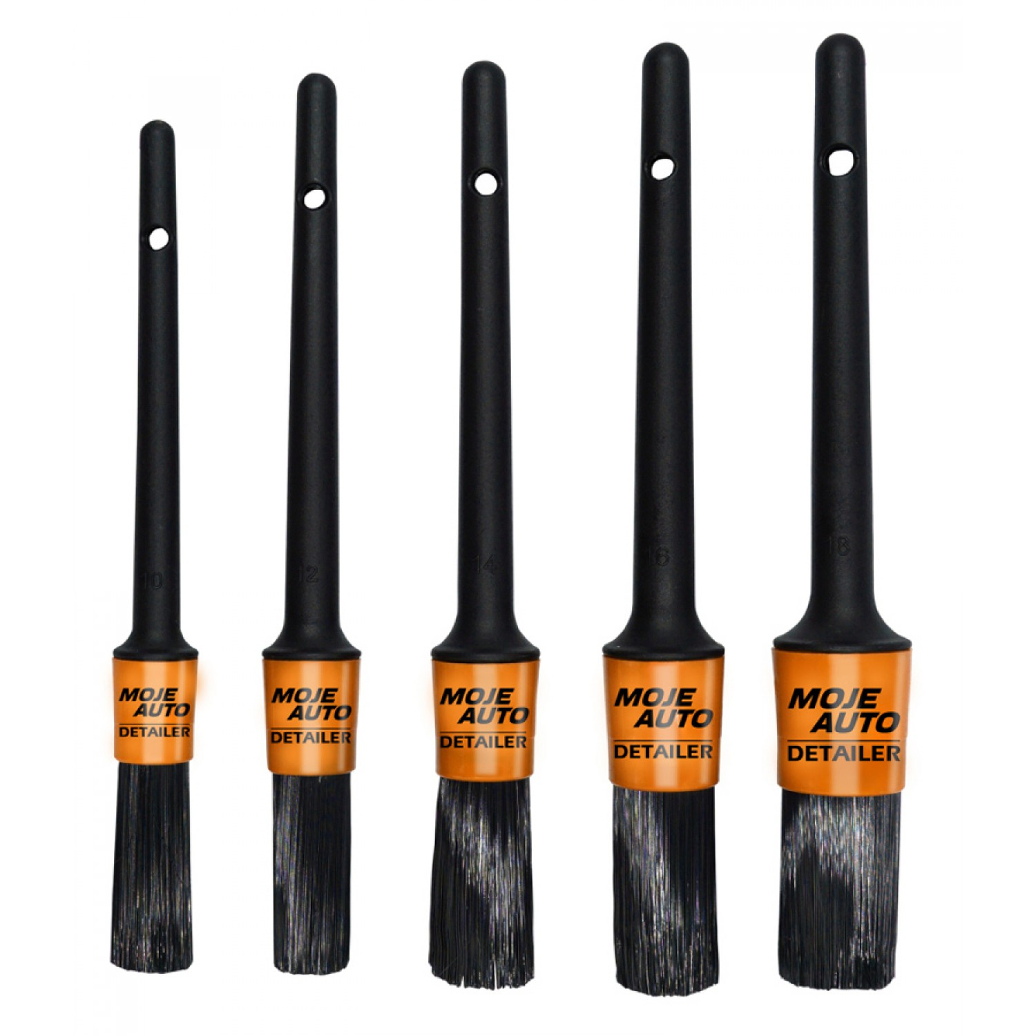 MOJE AUTO σετ βούρτσες καθαρισμού 19-650 με αντιολισθητική λαβή, 5τμχ MOJE AUTO σετ βούρτσες καθαρισμού 19-650 με αντιολισθητική λαβή, 5τμχ