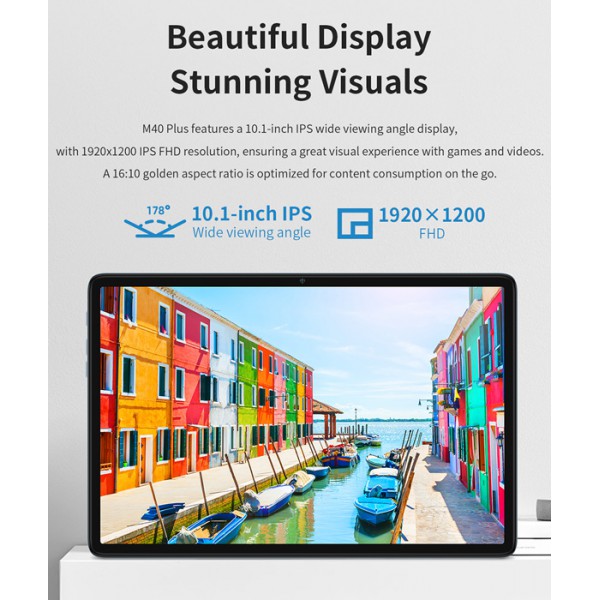TECLAST tablet M40 Plus, 10.1" FHD, 8/128GB, Android 12, μπλε TECLAST tablet M40 Plus, 10.1" FHD, 8/128GB, Android 12, μπλε