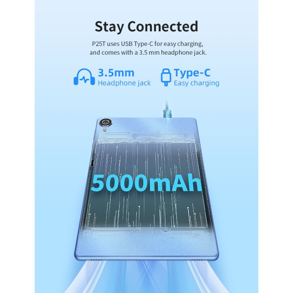 TECLAST tablet P25T, 10.1" HD, 4/64GB, Android 12, μπλε TECLAST tablet P25T, 10.1" HD, 4/64GB, Android 12, μπλε