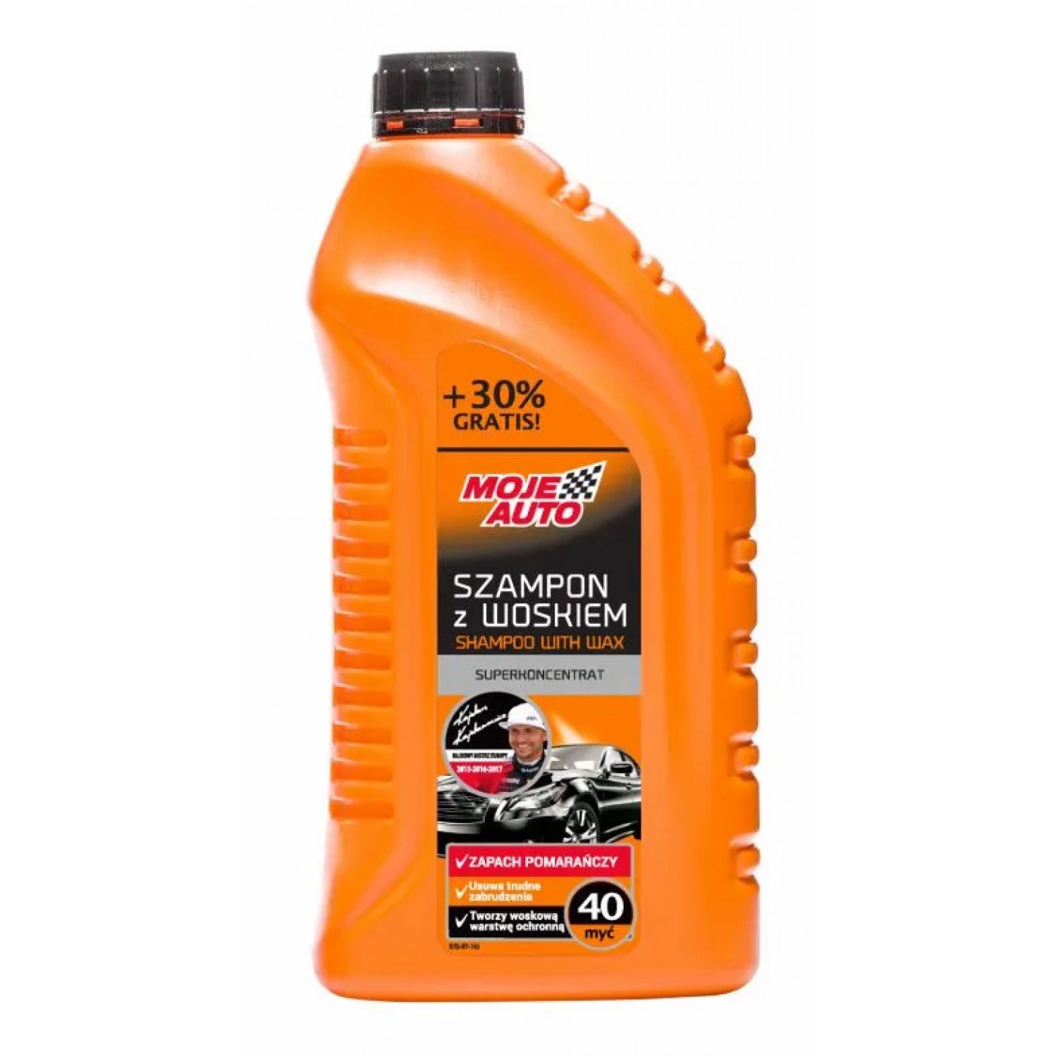 MOJE AUTO σαμπουάν αυτοκινήτου με κερί 19-027E, άρωμα πορτοκάλι, 1.3L MOJE AUTO σαμπουάν αυτοκινήτου με κερί 19-027E, άρωμα πορτοκάλι, 1.3L