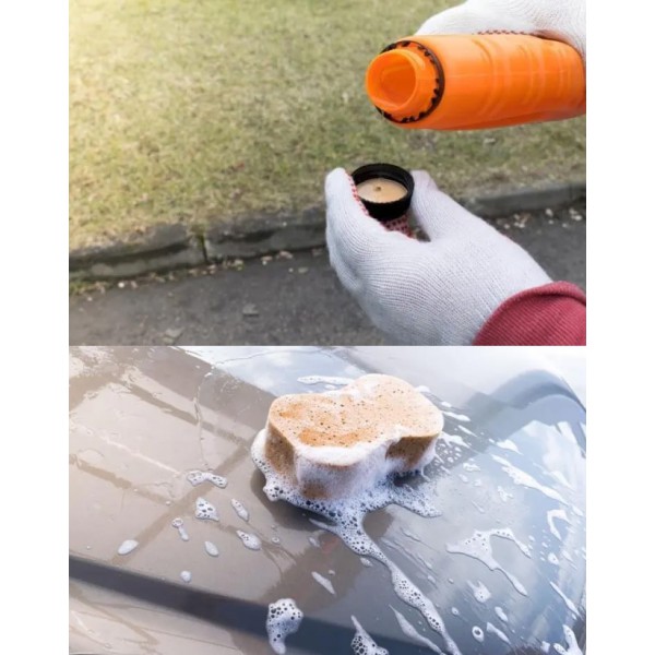 MOJE AUTO σαμπουάν αυτοκινήτου με κερί 19-027E, άρωμα πορτοκάλι, 1.3L MOJE AUTO σαμπουάν αυτοκινήτου με κερί 19-027E, άρωμα πορτοκάλι, 1.3L