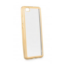 POWERTECH Θήκη Metal TPU για Huawei P8 Lite 2017, Gold