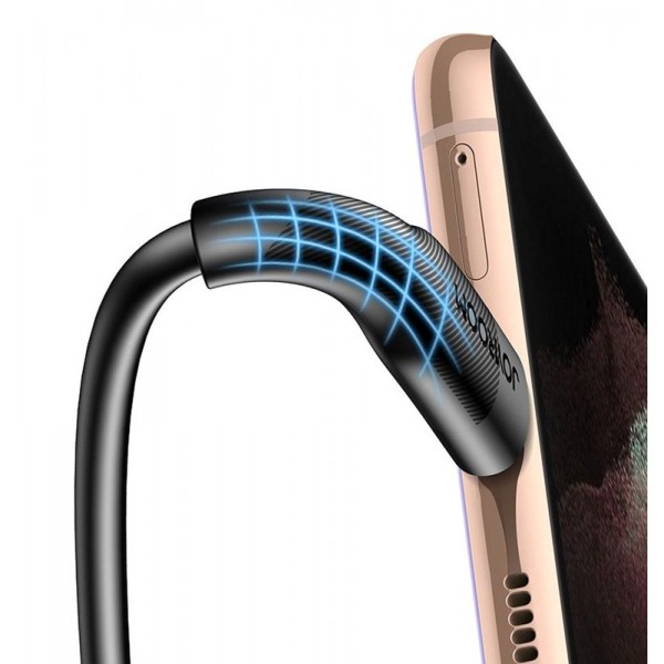 JOYROOM καλώδιο USB-C S-1230M3, 60W PD, 1.2m, μαύρο JOYROOM καλώδιο USB-C S-1230M3, 60W PD, 1.2m, μαύρο