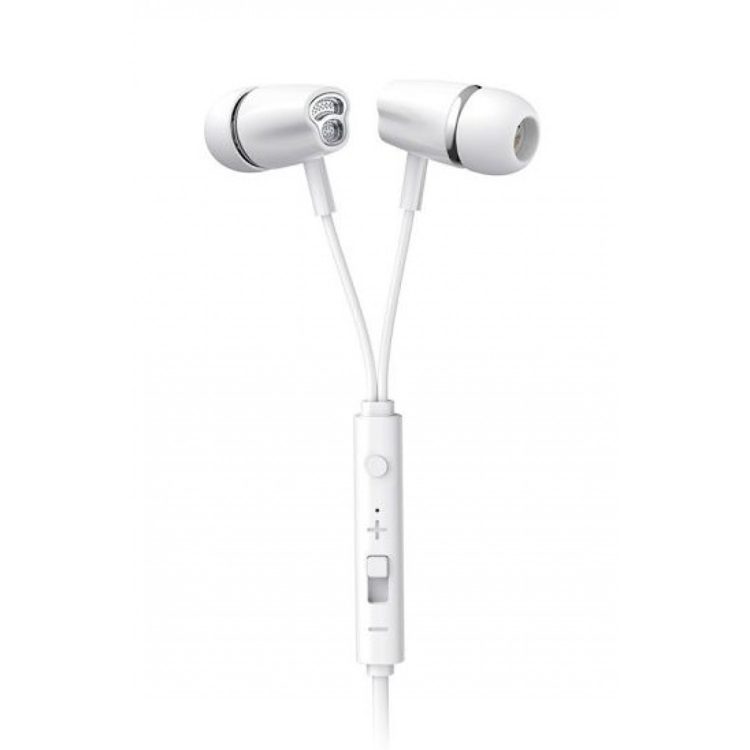 JOYROOM earphones με μικρόφωνο JR-EL114, 3.5mm, 1.2m, λευκά JOYROOM earphones με μικρόφωνο JR-EL114, 3.5mm, 1.2m, λευκά