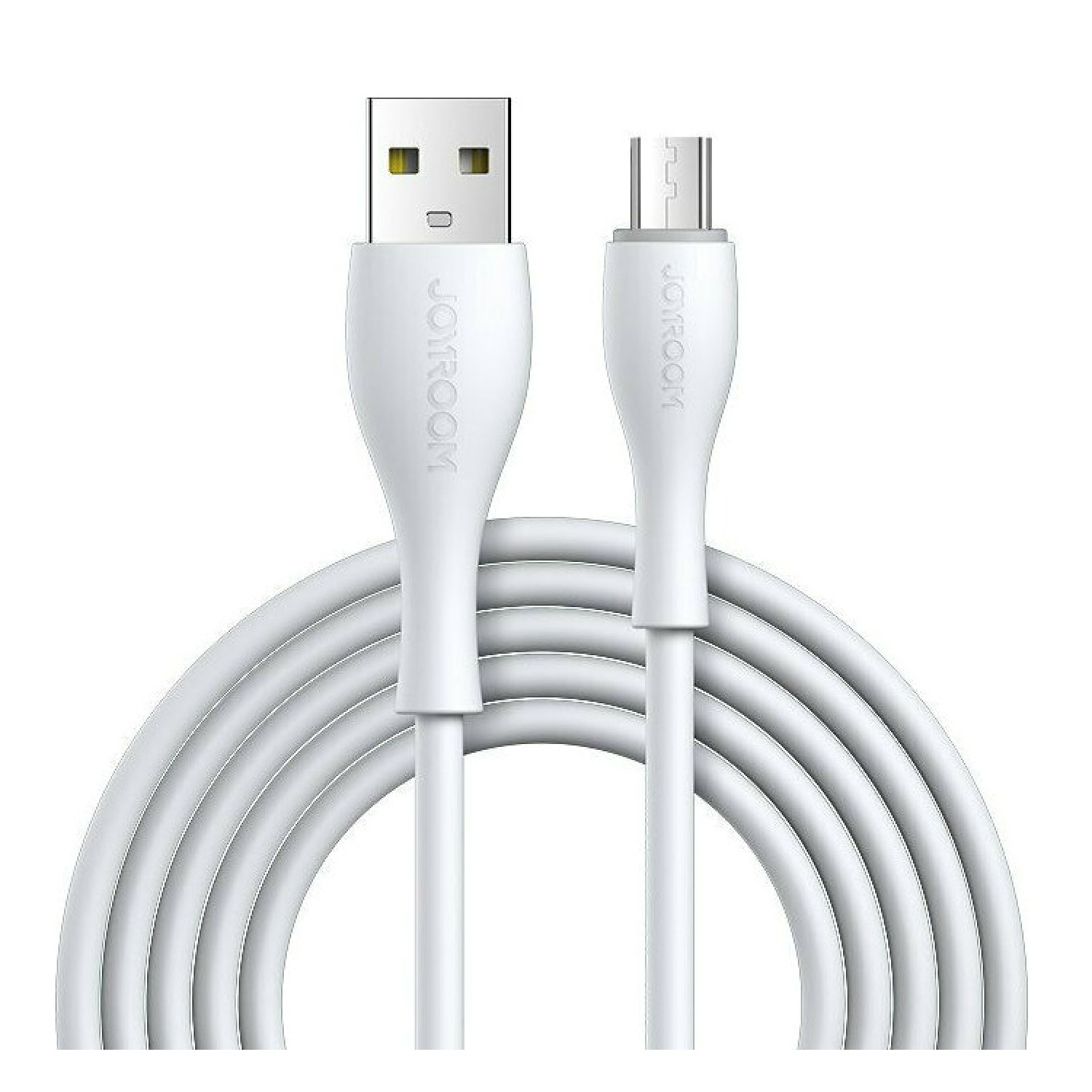 JOYROOM καλώδιο USB σε Micro USB S-1030M8, 2.4A, 1m, λευκό JOYROOM καλώδιο USB σε Micro USB S-1030M8, 2.4A, 1m, λευκό