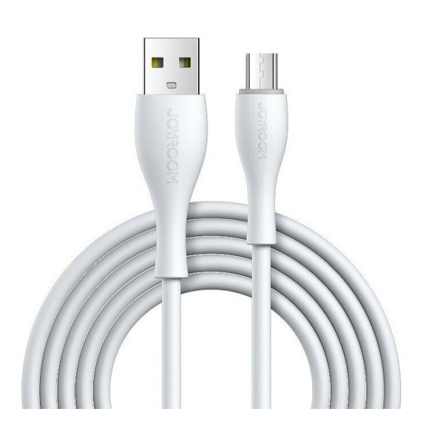 JOYROOM καλώδιο USB σε Micro USB S-1030M8, 2.4A, 1m, λευκό JOYROOM καλώδιο USB σε Micro USB S-1030M8, 2.4A, 1m, λευκό