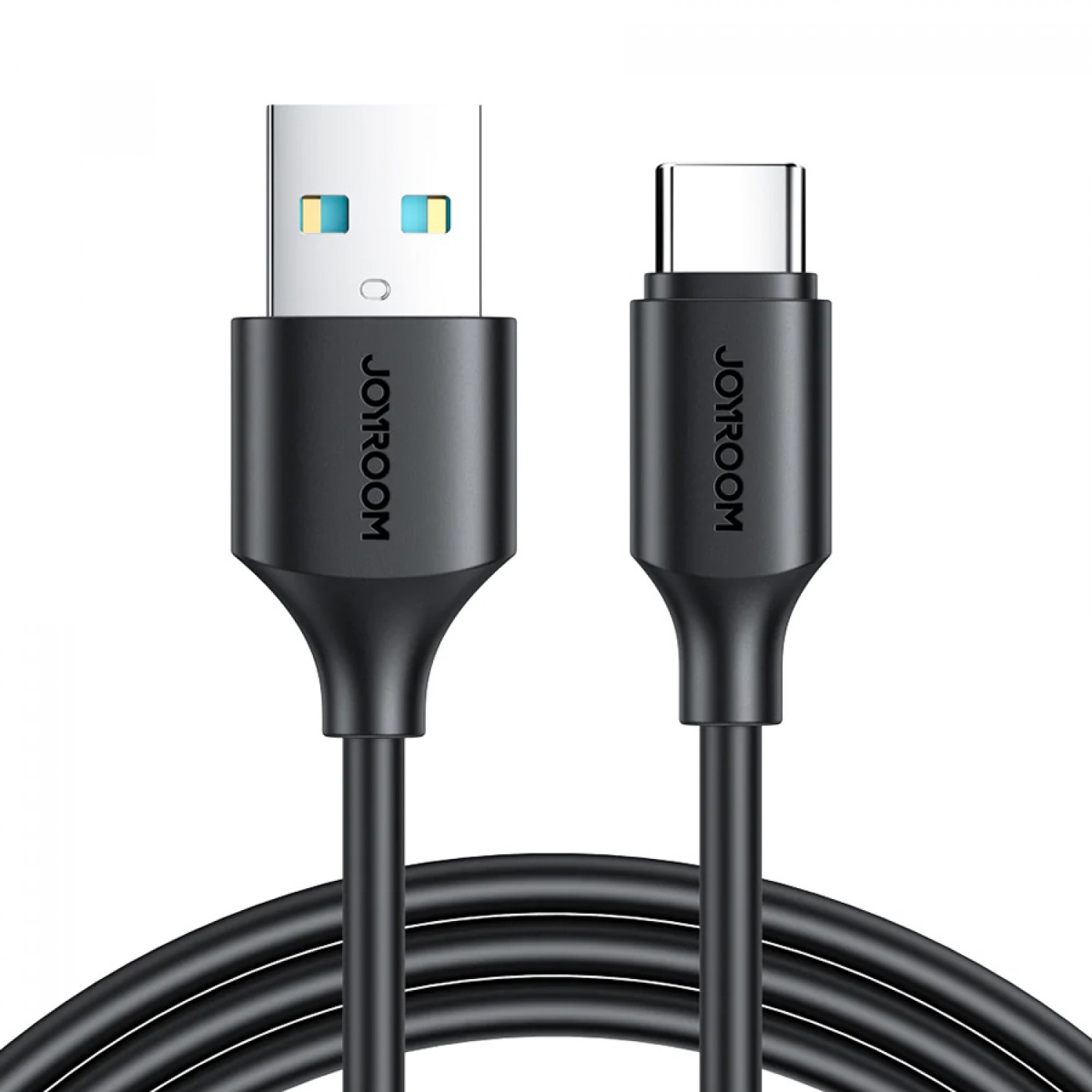 JOYROOM καλώδιο USB σε USB-C S-UC027A9, 3A, 1m, μαύρο JOYROOM καλώδιο USB σε USB-C S-UC027A9, 3A, 1m, μαύρο