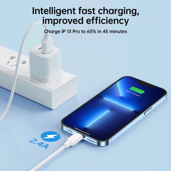 JOYROOM καλώδιο USB σε Lightning S-UL012A9, 2.4A, 1m, μαύρο