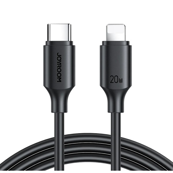 JOYROOM καλώδιο USB-C σε Lightning S-CL020A9, 20W, 1m, μαύρο JOYROOM καλώδιο USB-C σε Lightning S-CL020A9, 20W, 1m, μαύρο