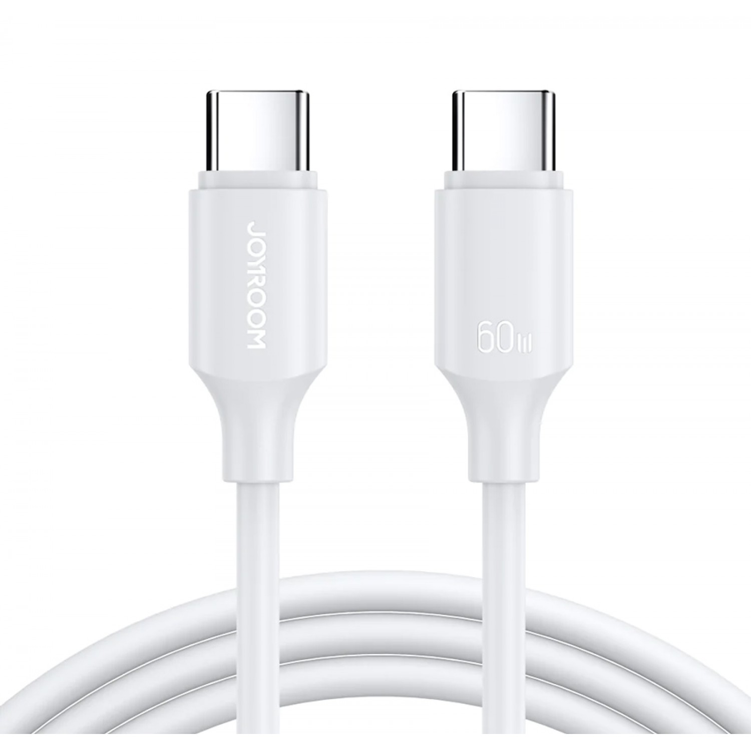 JOYROOM καλώδιο USB-C S-CC060A9, 60W, 1m, λευκό