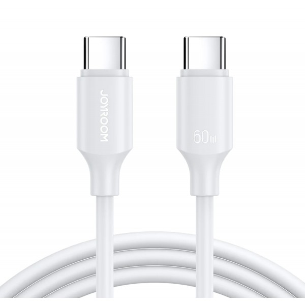 JOYROOM καλώδιο USB-C S-CC060A9, 60W, 1m, λευκό