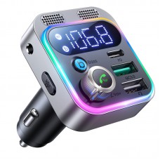 JOYROOM FM transmitter με οθόνη JR-CL16, USB & USB-C, 48W, PD & QC 3.0