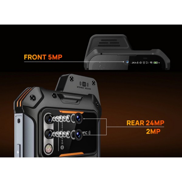 UNIWA smartphone W888, 6.3", 4/64GB, ηχείο 2W, Atex Zone 2, IP68, μαύρο UNIWA smartphone W888, 6.3", 4/64GB, ηχείο 2W, Atex Zone 2, IP68, μαύρο