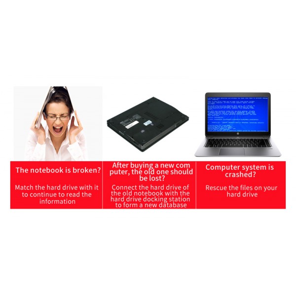 ORICO docking station 6218US3, 2.5/3.5" HDD/SSD, 5Gbps, μαύρο