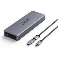 ORICO θήκη για Μ.2 NVMe SSD CM2C3-G2-GY-BP, 10Gbps, έως 4TB, γκρι