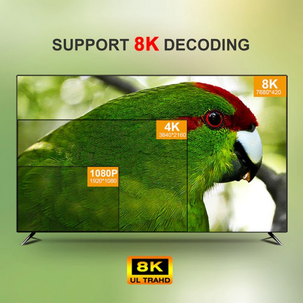 TV Box H96 Max X4, 8K, S905X4, 4/32GB, Wi-Fi 2.4/5GHz, Android 11 TV Box H96 Max X4, 8K, S905X4, 4/32GB, Wi-Fi 2.4/5GHz, Android 11