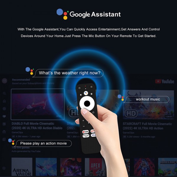 HAKO TV Box Mini, Google/Netflix certificate, 4/32GB 4K WiFi, Android 11 HAKO TV Box Mini, Google/Netflix certificate, 4/32GB 4K WiFi, Android 11