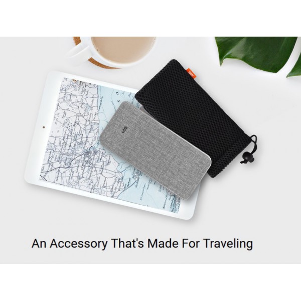 SILICON POWER power bank QP77, 10000mAh, 2x USB & USB-C, 18W, γκρι