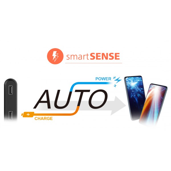 SILICON POWER power bank GS15, 20000mAh, 2x USB, 2.1A, μαύρο