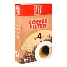 ALUFIX φίλτρα καφέ, No4, 100τμχ