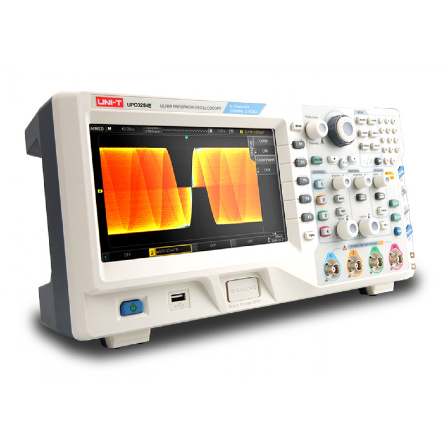 UNI-T ψηφιακός παλμογράφος πάγκου UPO3154E, 4 καναλιών, 150MHz UNI-T ψηφιακός παλμογράφος πάγκου UPO3154E, 4 καναλιών, 150MHz