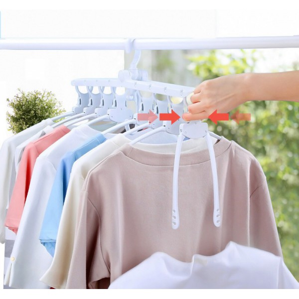 Κρεμάστρα ντουλάπας HUH-0107, 8 θέσεων, αναδιπλούμενη, λευκή Κρεμάστρα ντουλάπας HUH-0107, 8 θέσεων, αναδιπλούμενη, λευκή