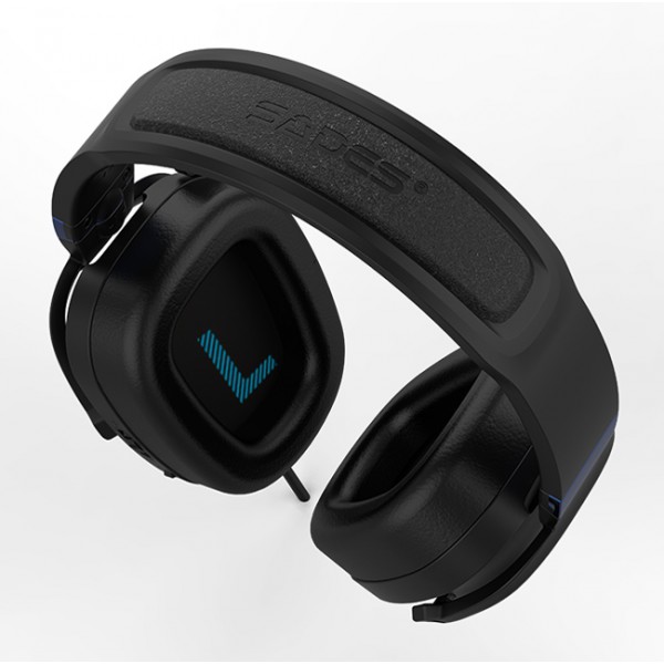 SADES gaming headset Zpower, 3.5mm, multiplatform, 40mm, 1.2m, μαύρο