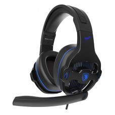 SADES gaming headset Ppower, 3.5mm, multiplatform, 50mm, 1.5m, μαύρο