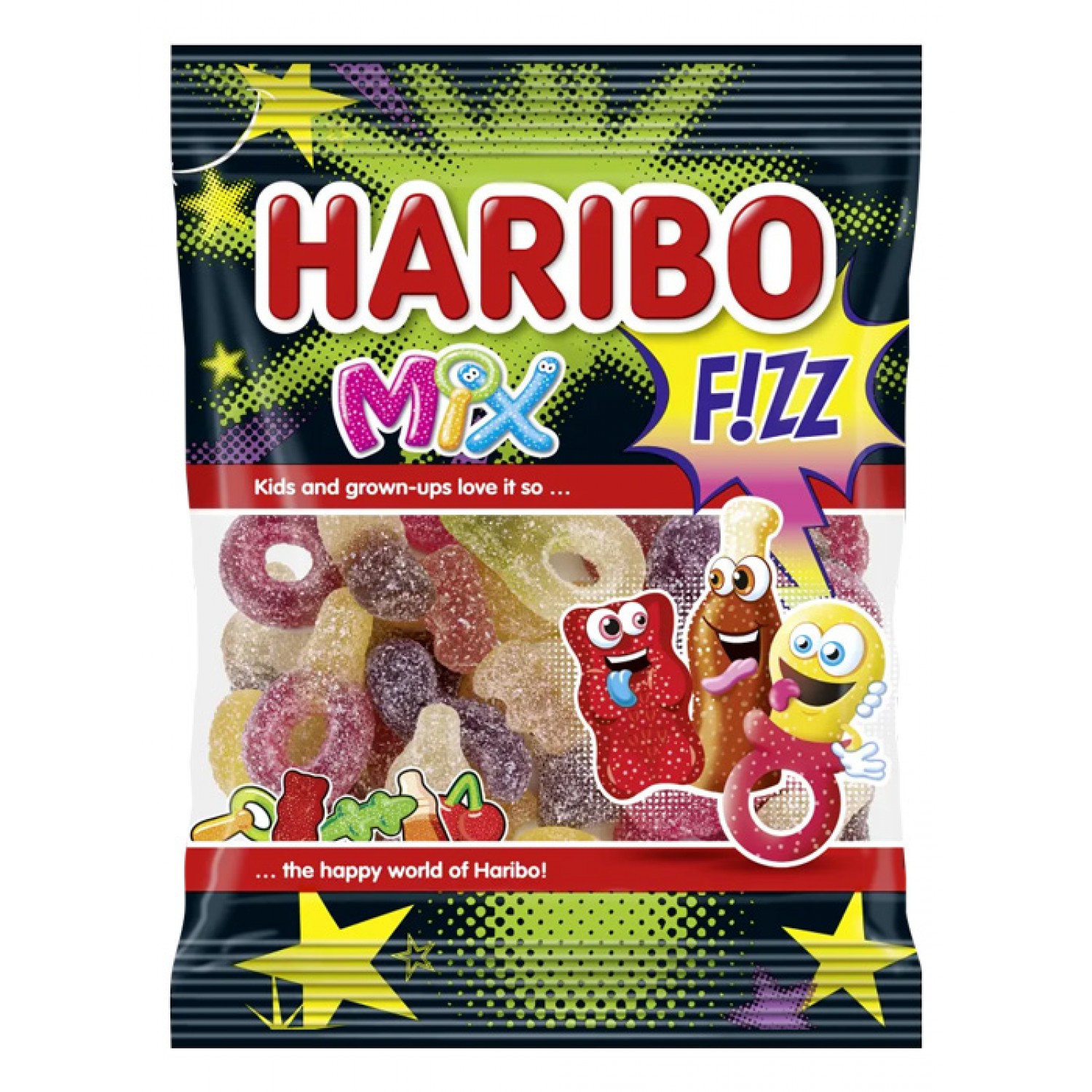 HARIBO ζελεδάκια Mix Fizz, 90g HARIBO ζελεδάκια Mix Fizz, 90g