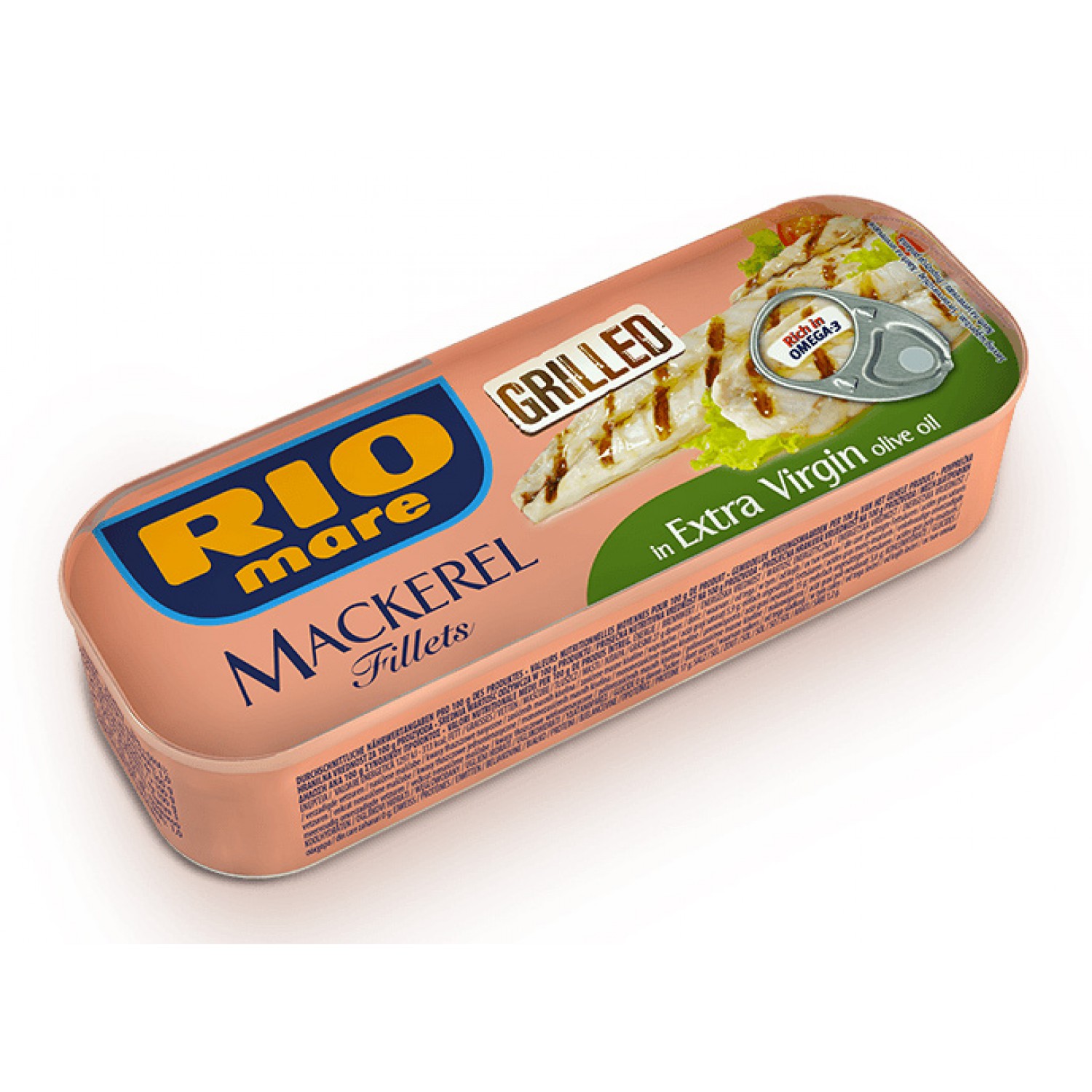 RIO MARE φιλέτα σκουμπρί στη σχάρα σε ελαιόλαδο, 120g RIO MARE φιλέτα σκουμπρί στη σχάρα σε ελαιόλαδο, 120g