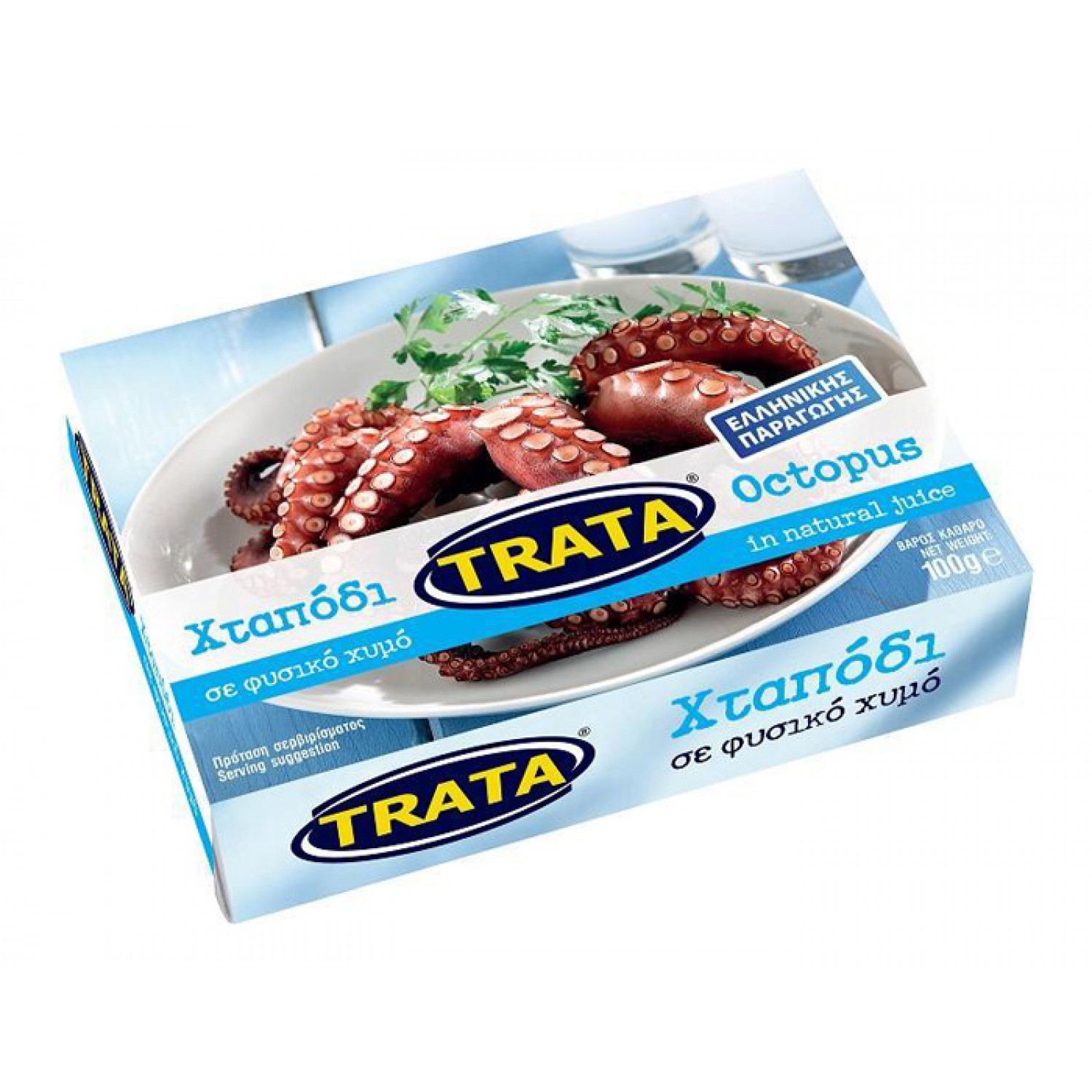 TRATA χταπόδι σε άλμη, 100g TRATA χταπόδι σε άλμη, 100g