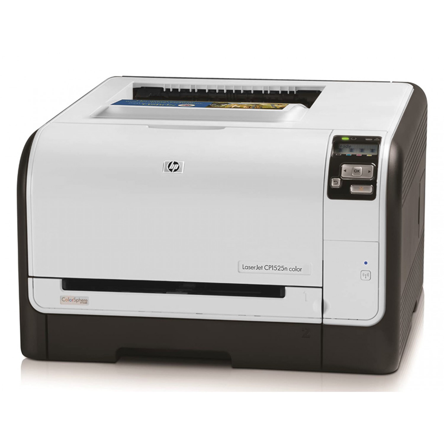 HP used printer LaserJet CP1525N, laser, color, με toner