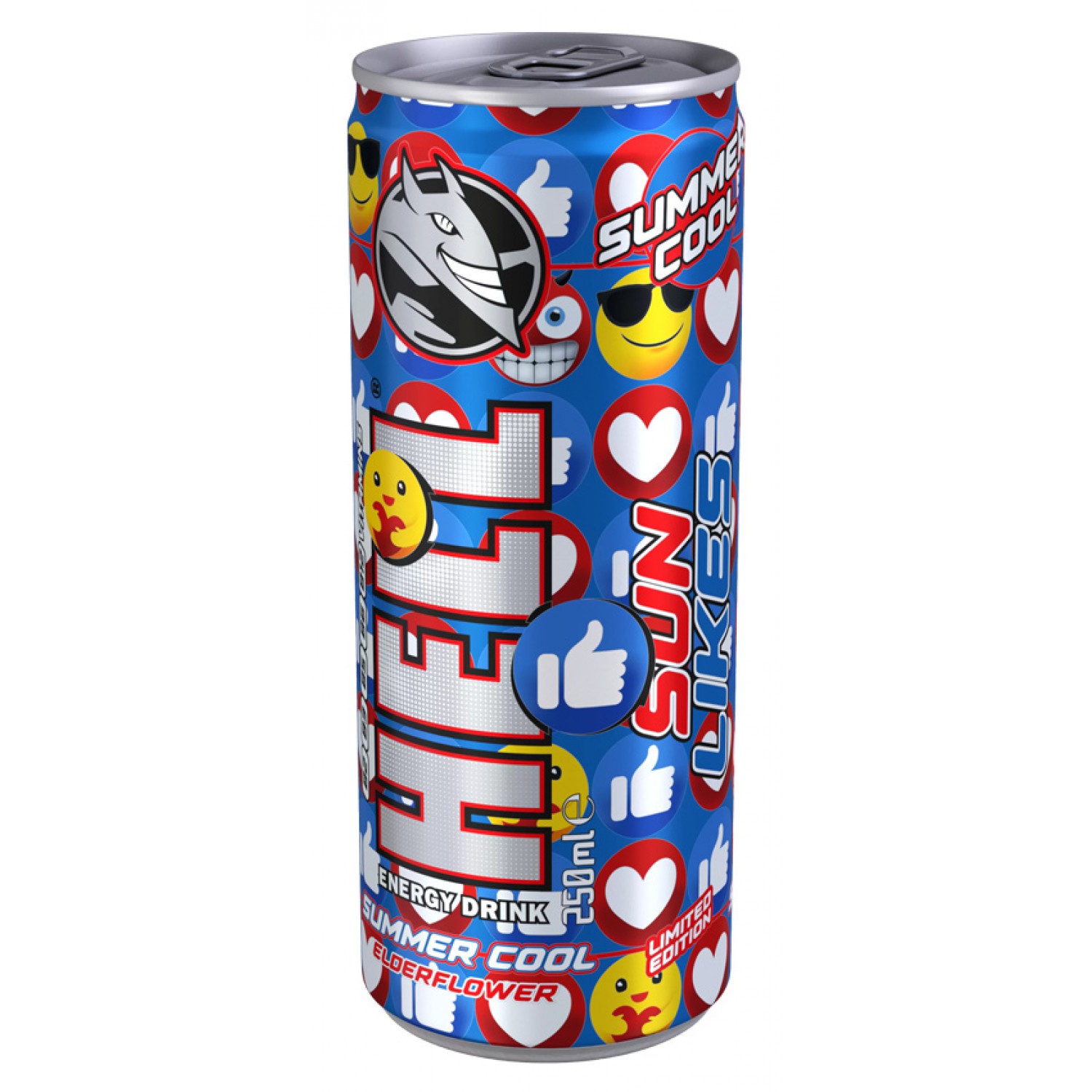 HELL ENERGY ενεργειακό ποτό Summer cool sun likes elderflower, 250ml HELL ENERGY ενεργειακό ποτό Summer cool sun likes elderflower, 250ml