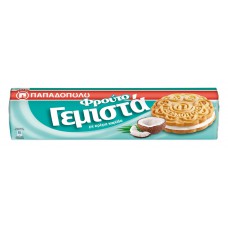 ΠΑΠΑΔΟΠΟΥΛΟΥ μπισκότα ΦρουτοΓεμιστά με κρέμα καρύδα, 200g