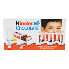 KINDER σοκολάτα γάλακτος, 8 τεμάχια, 100g