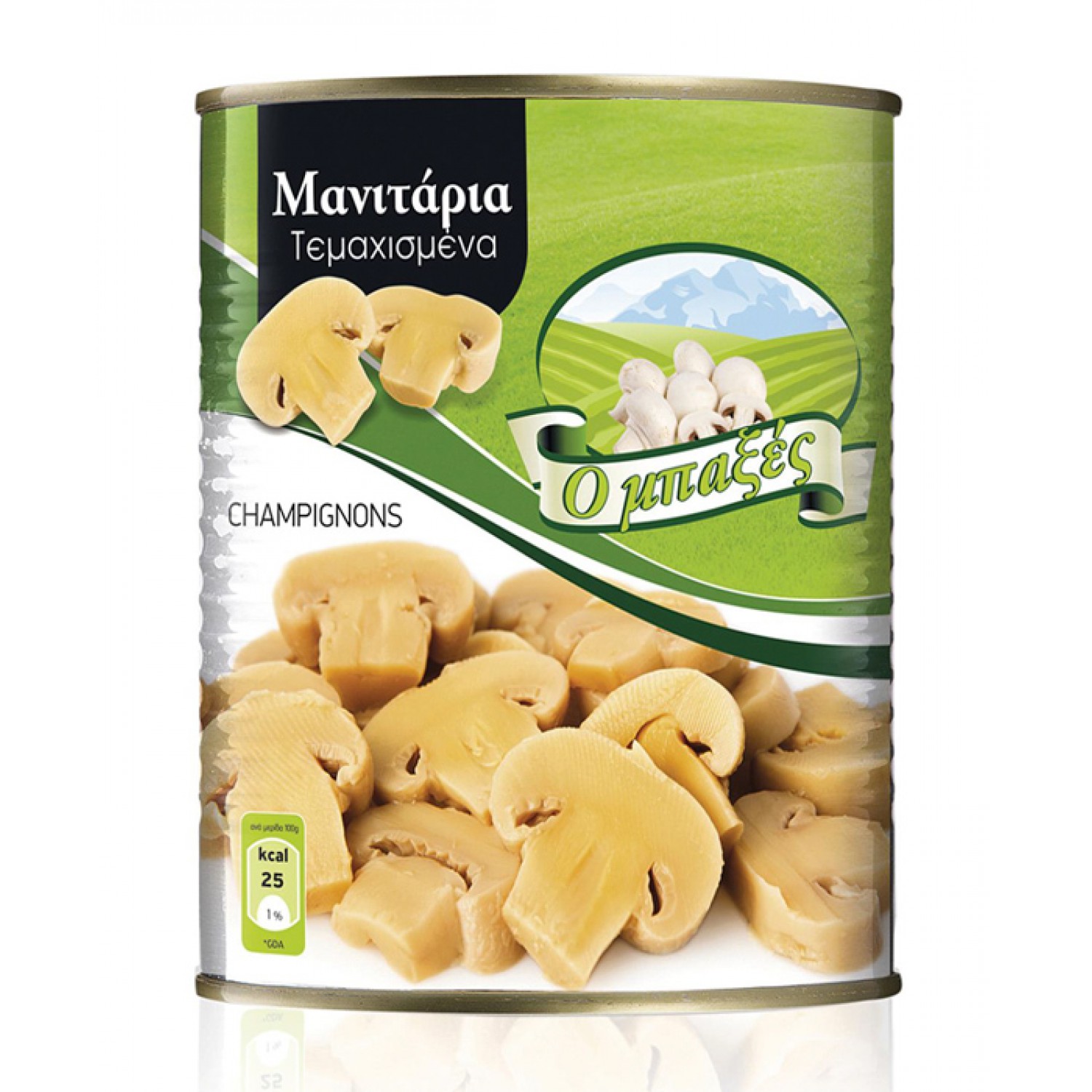 Ο ΜΠΑΞΕΣ κονσέρβα μανιτάρια τεμαχισμένα, 400g