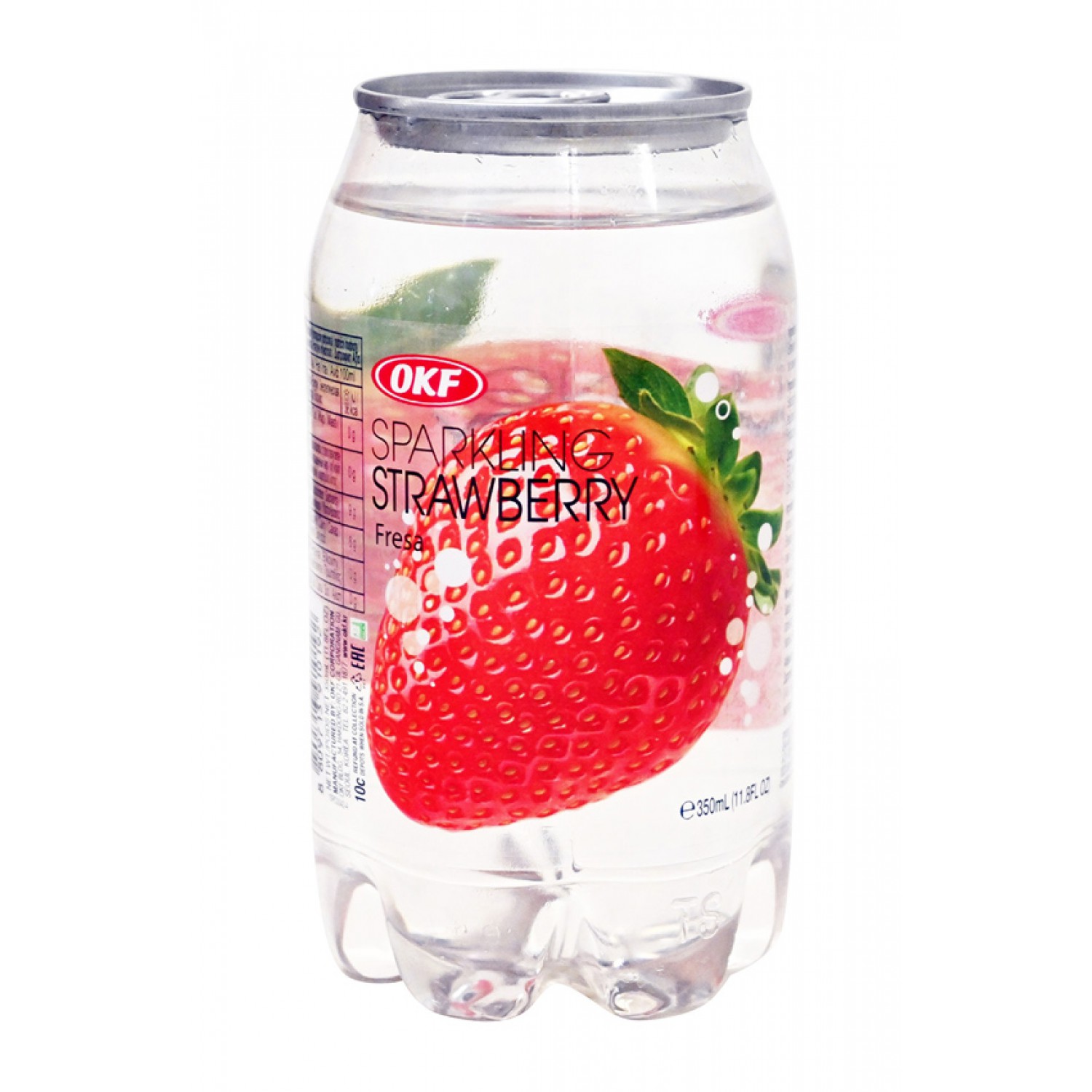 OKF αναψυκτικό sparkling φράουλα με ανθρακικό, 350ml
