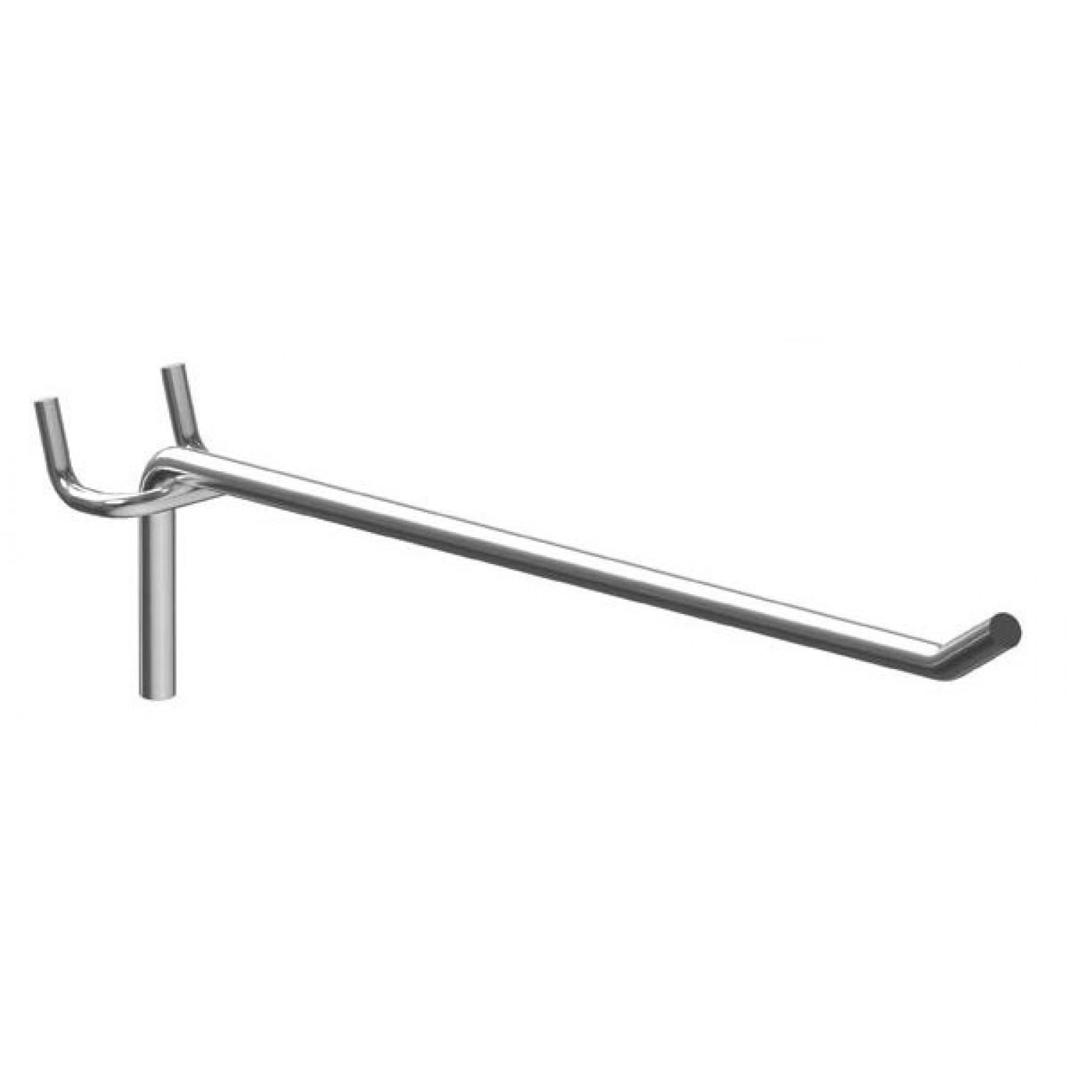 Γάντζος μονός HOOK-10-5 για διάτρητο stand, μεταλλικός, 10cm, 5τμχ Γάντζος μονός HOOK-10-5 για διάτρητο stand, μεταλλικός, 10cm, 5τμχ