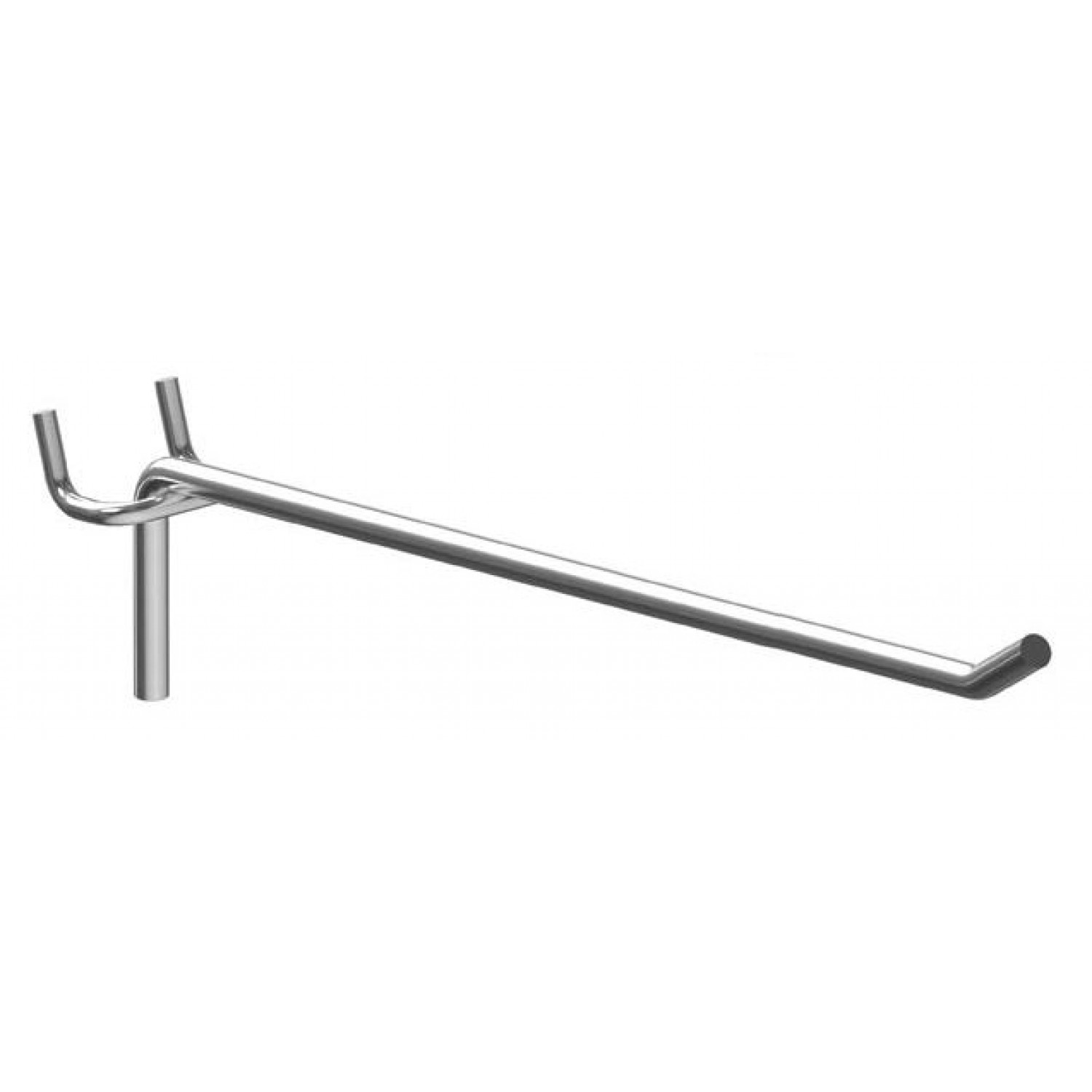 Γάντζος μονός HOOK-15-5 για διάτρητο stand, μεταλλικός, 15cm, 5τμχ Γάντζος μονός HOOK-15-5 για διάτρητο stand, μεταλλικός, 15cm, 5τμχ