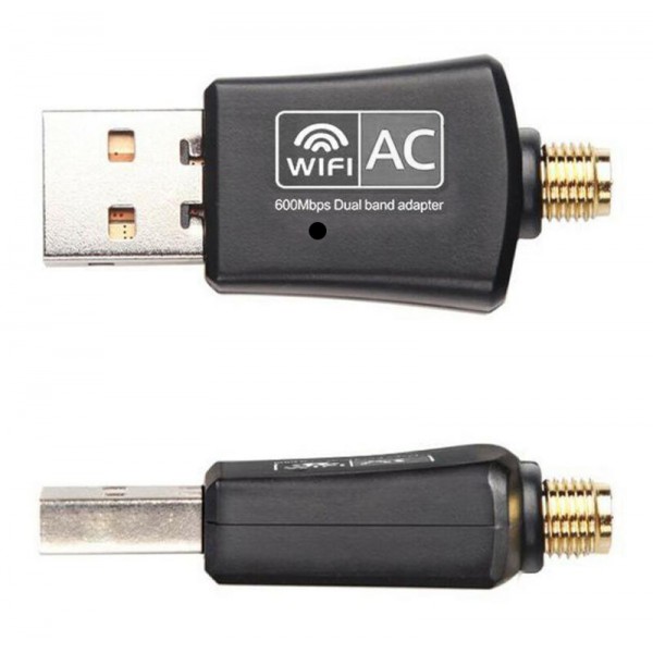 POWERTECH ασύρματος USB αντάπτορας PT-1042, 600Mbps, 2.4/5GHz