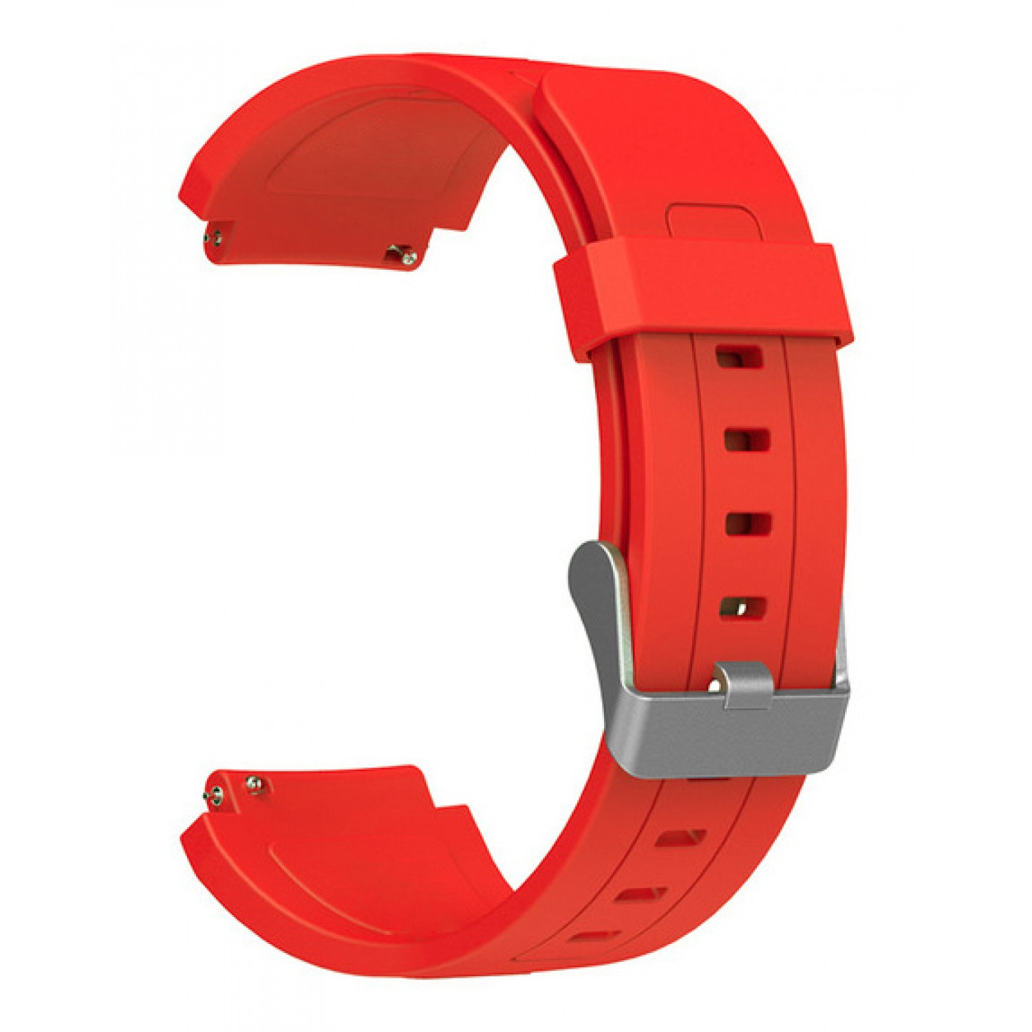 Λουράκι σιλικόνης BAND-011-RD, 20mm, κόκκινο