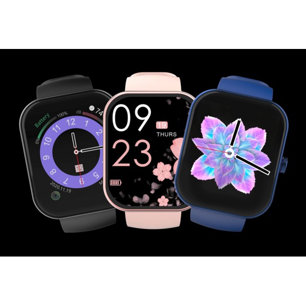 HIFUTURE smartwatch FutureFit Ultra 2, 1.85", IP68, heart rate, μαύρο
