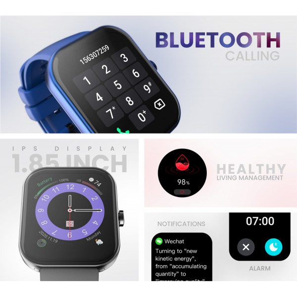 HIFUTURE smartwatch FutureFit Ultra 2, 1.85", IP68, heart rate, ροζ HIFUTURE smartwatch FutureFit Ultra 2, 1.85", IP68, heart rate, ροζ