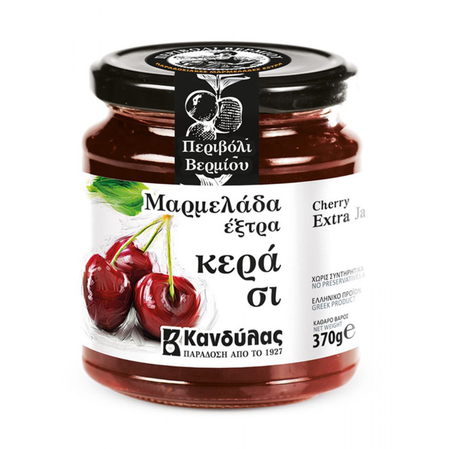 ΚΑΝΔΥΛΑΣ μαρμελάδα κεράσι έξτρα, 370g
