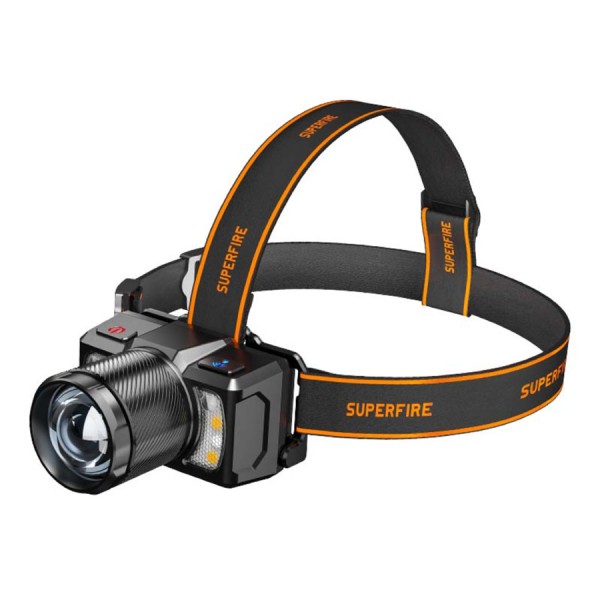 SUPFIRE φακός κεφαλής HL25, αισθητήρας κίνησης, zoom, 15W 700lm, 2400mAh SUPFIRE φακός κεφαλής HL25, αισθητήρας κίνησης, zoom, 15W 700lm, 2400mAh
