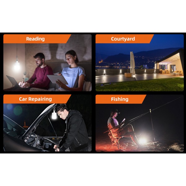 SUPFIRE φορητό φωτιστικό T26, 18W, 500lm, 3600mAh, Φ99mm, IP42