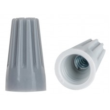 Σύνδεσμος καλωδίου twist-on P1 TOOL-0086, Φ8.6mmx15.2mm, γκρι, 25τμχ