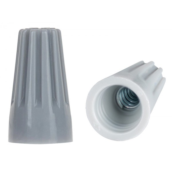 Σύνδεσμος καλωδίου twist-on P1 TOOL-0086, Φ8.6mmx15.2mm, γκρι, 25τμχ Σύνδεσμος καλωδίου twist-on P1 TOOL-0086, Φ8.6mmx15.2mm, γκρι, 25τμχ