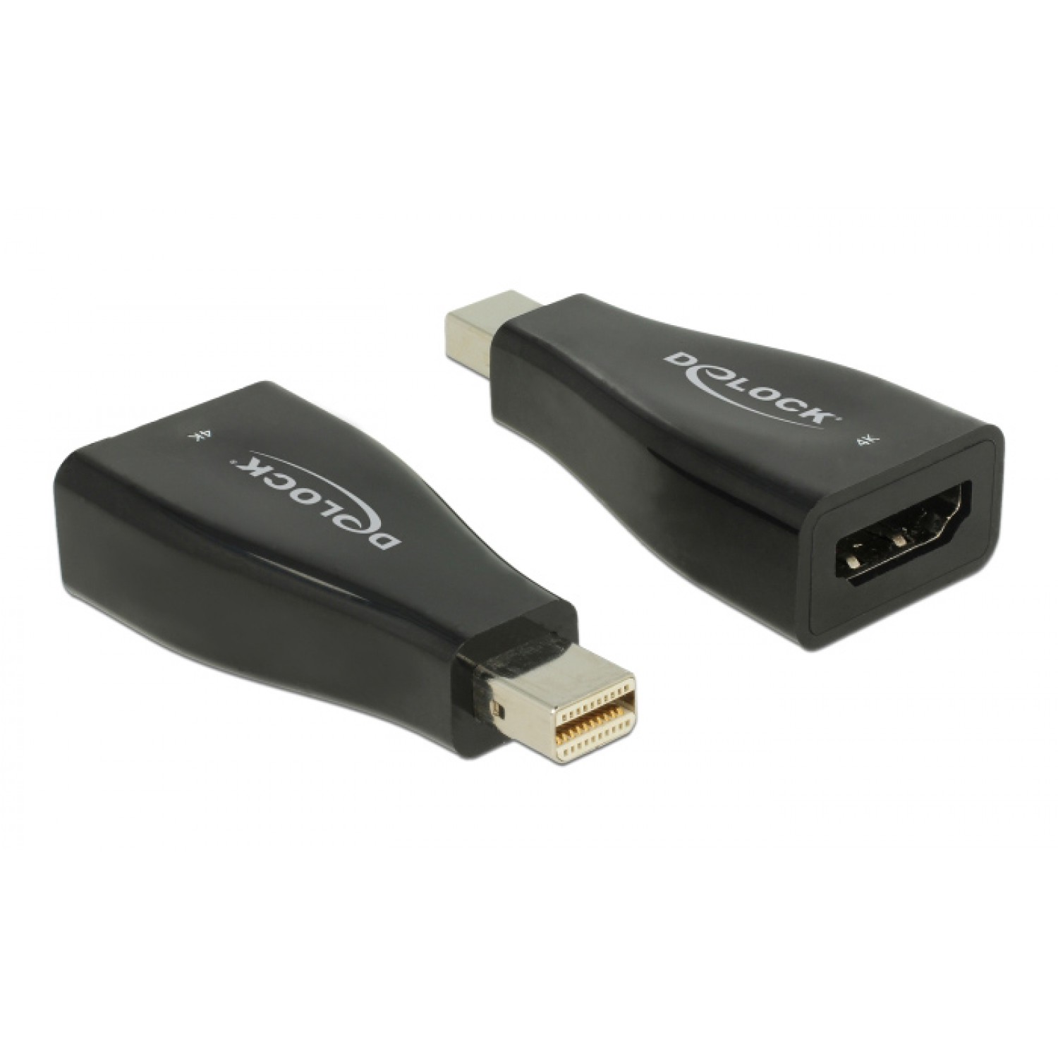 DELOCK αντάπτορας DisplayPort mini σε HDMI 65864, 4K, Passive, μαύρος