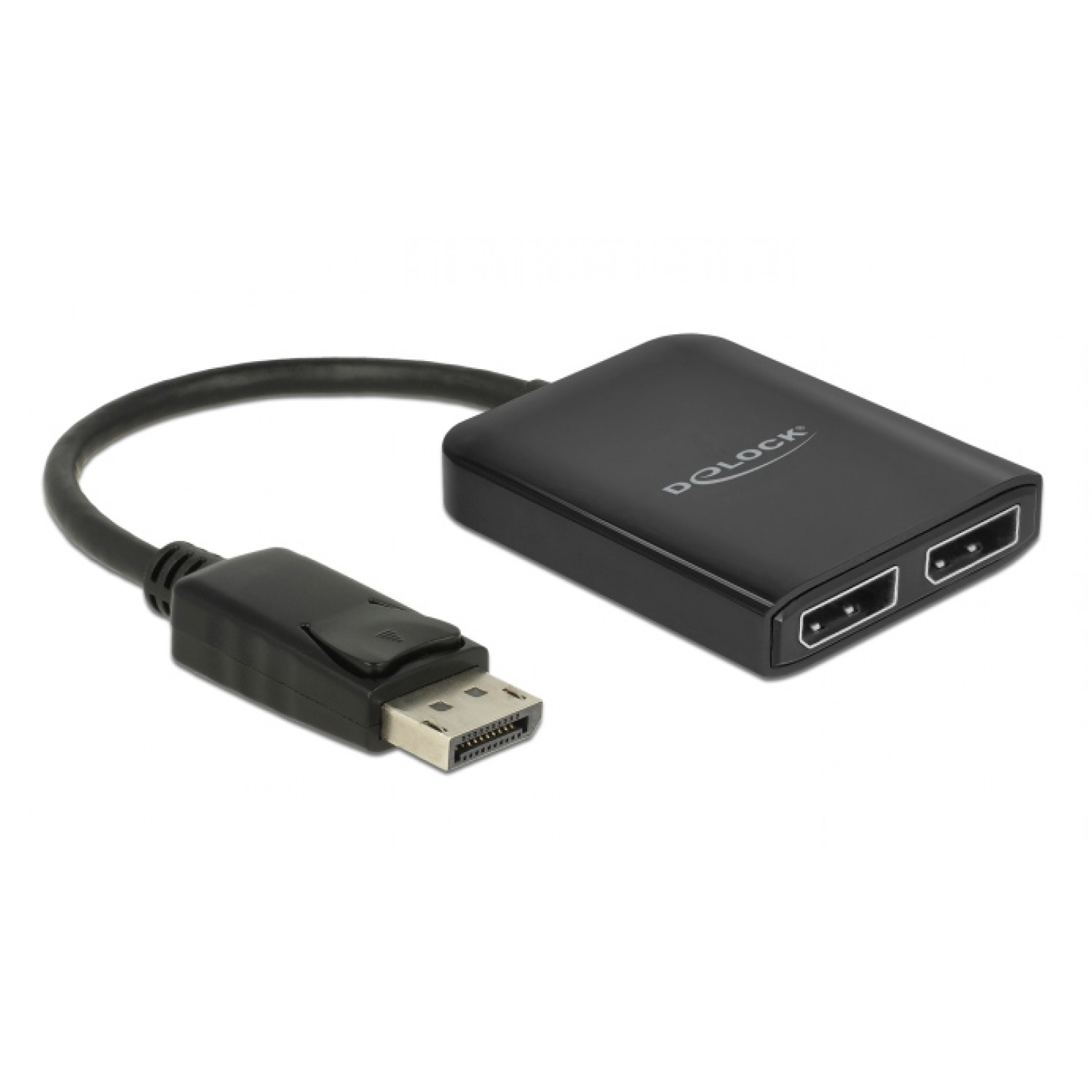 DELOCK splitter DisplayPort σε 2x DisplayPort 87768, Dual Mode, MST, 4K